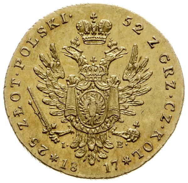 25 złotych 1817 IB, Warszawa