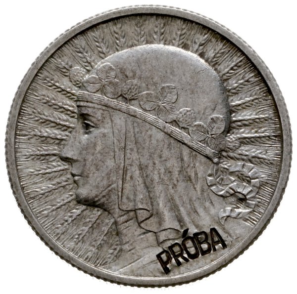 2 złote 1932, Warszawa; głowa kobiety w czepcu w