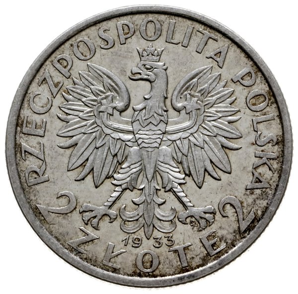 2 złote 1933, Warszawa