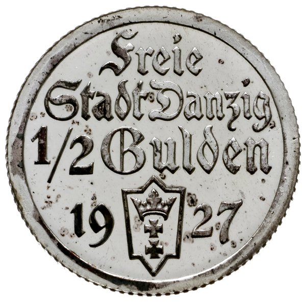 1/2 guldena 1927, Berlin; Koga; CNG.II.a, Jaeger