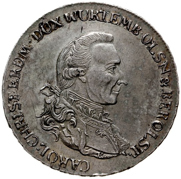 talar 1785 B, Wrocław; Aw: Popiersie w prawo z l