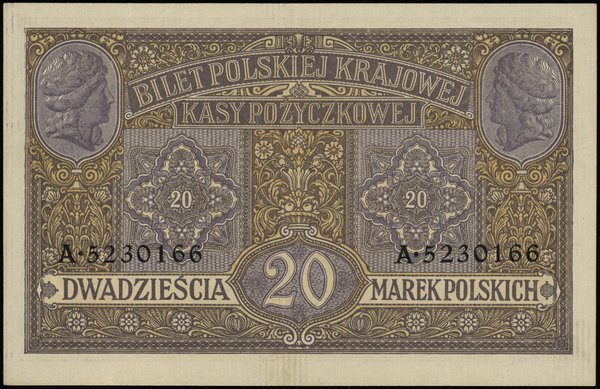 20 marek polskich 9.12.1916; Generał, seria A, n