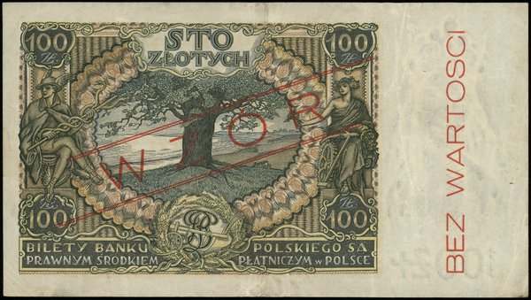 100 złotych 2.06.1932, seria AB, numeracja 19975