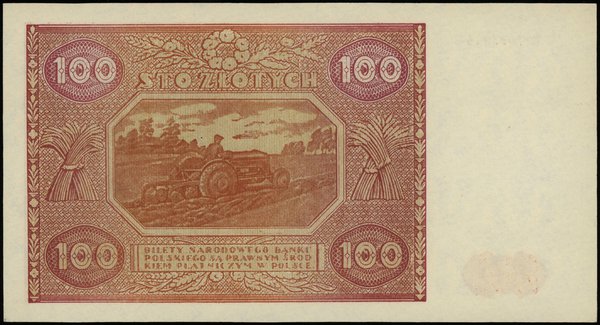 100 złotych 15.05.1946; seria E, numeracja 70339