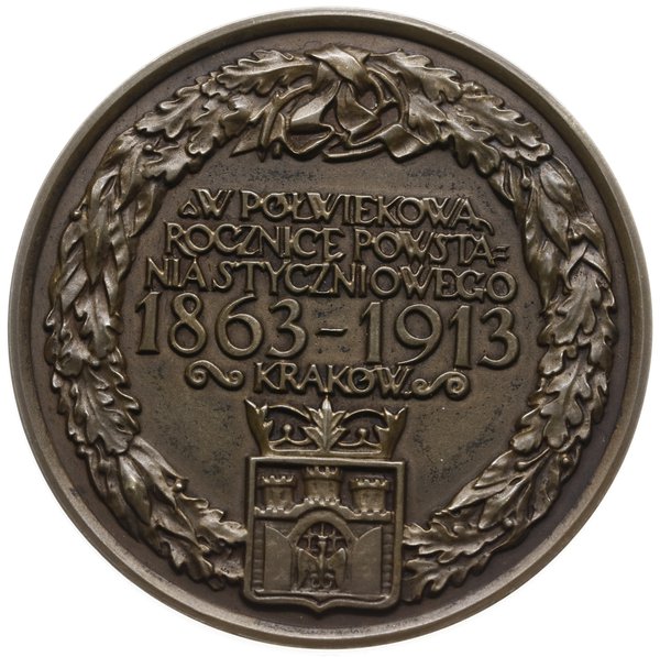 medal z 1913 r. autorstwa Wojciecha Jastrzębowsk