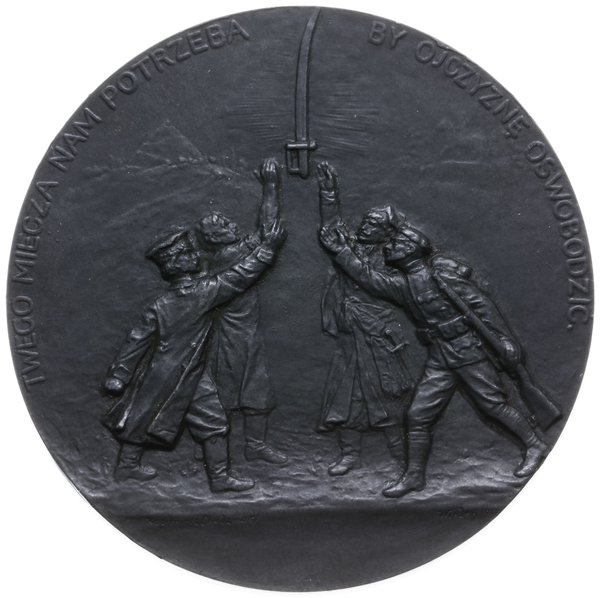 medal z 1917 r. autorstwa K. Chudzińskiego, wybity z okazji setnej rocznicy śmierci Tadeusza Kościuszki