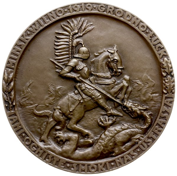 medal z 1919 r. autorstwa S. Lewandowskiego, Miń