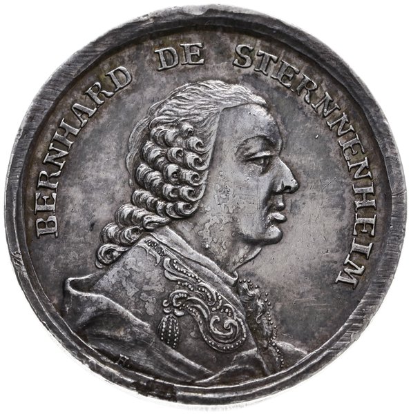 medal z 1771 r. autorstwa J. Helda, wybity z okazji śmierci Bernharda Winklera von Sternenheim’a (dyrektora gimnazjum w Brzegu)
