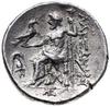 tetradrachma, ok. 275-270 pne, Amphipolis, Pella; Aw: Głowa Heraklesa w prawo; Rw: Zeus siedzący n..