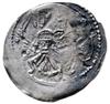 denar 1173-1185/90, Wrocław; Aw: Biskup z krzyże