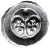 brakteat, ok. 1267-1277; Arkady z dwoma krzyżykami; BRP Prusy T4.2, Neumann 1.r, Sarbsk 38a, Wiele..