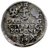 trojak 1588, Poznań; małe popiersie króla; Iger P.88.2.a (R3); rzadki typ monety