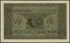 5 złotych 25.10.1926; czerwony poziomy nadruk “WZÓR” i “Bez wartości”; seria A, numeracja 0245678;..