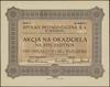 Spółka Pedagogiczna S.A. w Poznaniu; akcja na 100 złotych, Poznań 1923, seria B, numeracja 000514;..