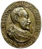 owalny medal z 1595 roku, wykonany przez nieznanego medaliera (sygnatura HD na odcięciu rękawa, we..
