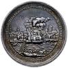 medal z 1754 roku wybity z okazji 300. rocznicy powrotu Torunia wraz z Prusami Królewskimi do Pols..
