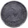 1 dolar 1841, Filadelfia; Seated Liberty; KM 71; ciemna patyna, moneta w pudełku firmy NGC z oceną..