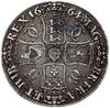 korona 1664; Aw: Popiersie w prawo i napis; Rw: Cztery tarcze herbowe, wokoło napis; Dav. 3775, Se..