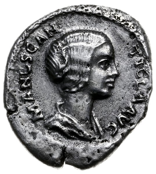 denar 193, Rzym; Aw: Popiersie cesarzowej w praw