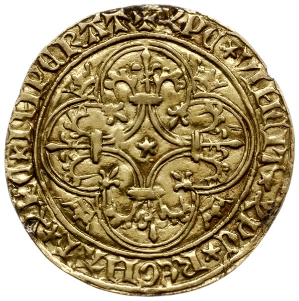 écu de France couronné, bez daty (1385-1420), Aw