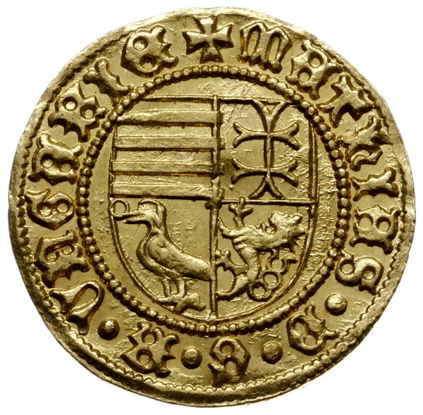 goldgulden bez daty (1467), Nagybanya; Aw: Czter