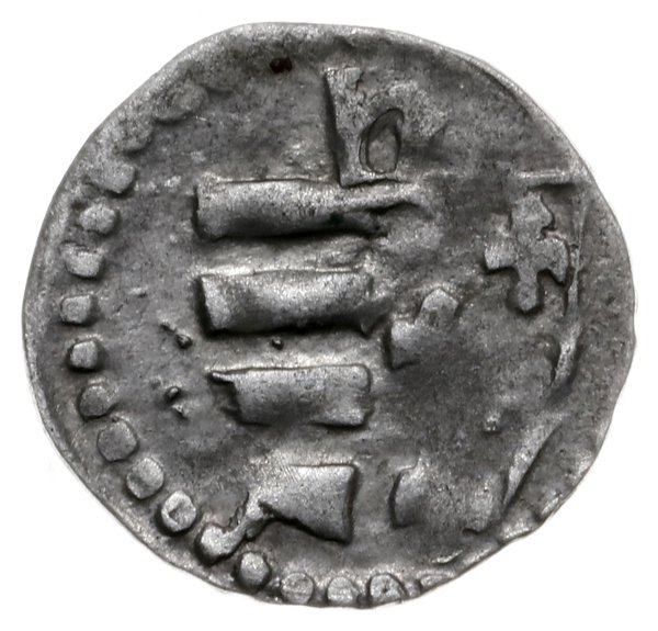 denar 1382-1386, Kraków