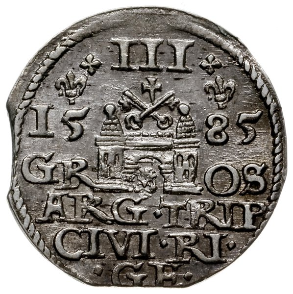 trojak 1585, Ryga