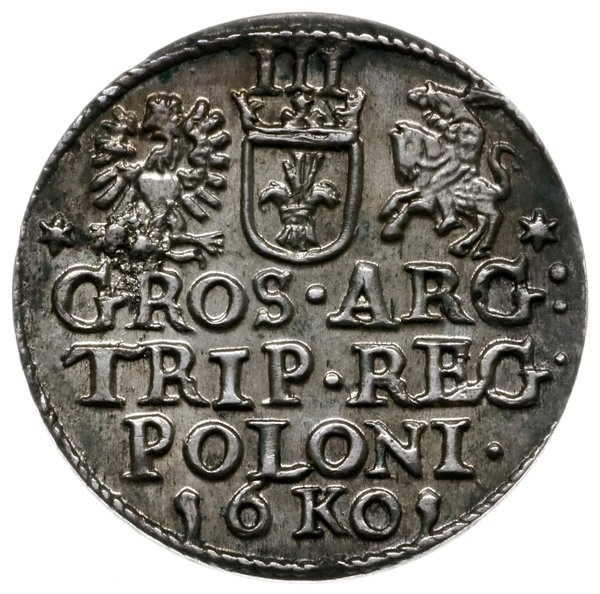 trojak 1601, Kraków; głowa w prawo; Iger K.01.2.