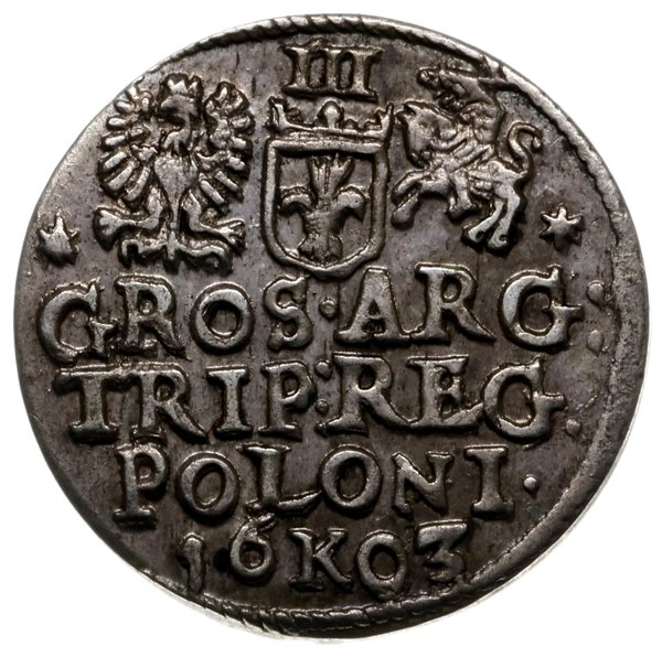 trojak 1603, Kraków
