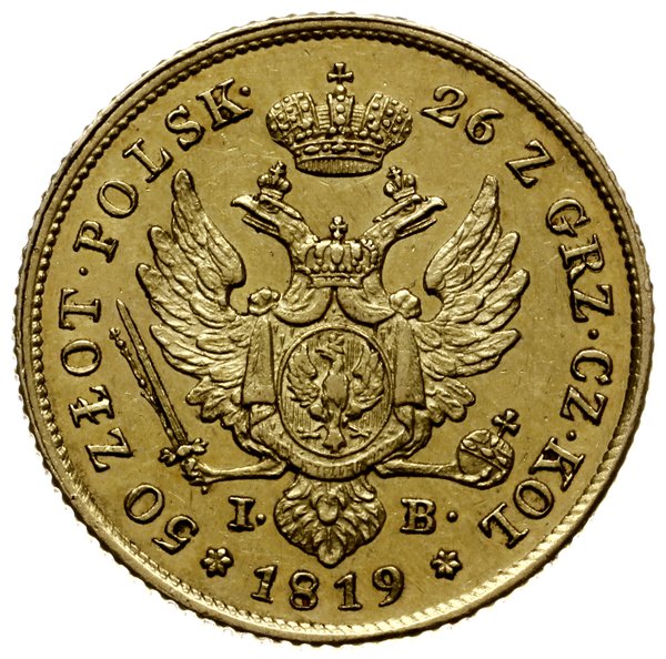 50 złotych 1819, Warszawa