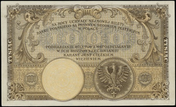 1.000 złotych 28.02.1919, seria A, numeracja 2035943