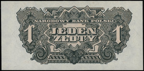 1 złoty 1944,w klauzuli OBOWIĄZKOWYM, seria CH, numeracja 935089