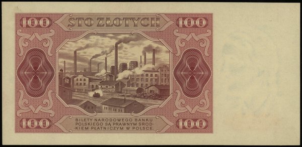 100 złotych 1.07.1948, seria EK, numeracja 9356526