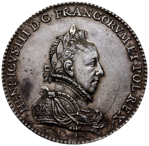 XIX-wieczna odbitka medalu poświęconego matce króla Katarzynie Medycejskiej