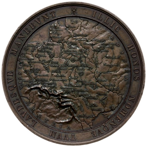 medal z 1859 r. autorstwa Antoine’a Bovy’ego (1794-1877), wybity przez Komitet Emigracyjny dla uczczenia  sir Dudleya C. Stuarta, wiernego przyjaciela Polski