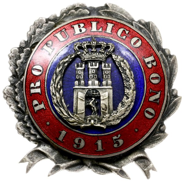 Lwów; odznaka pamiątkowa PRO PUBLICO BONO 1915 d