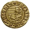 goldgulden bez daty (1467), Nagybanya; Aw: Czteropolowa tarcza herbowa, MATTHIAS D G R VNGARIE;  R..