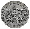 trojak 1763, Elbląg; F-L-S pod herbem miasta, wybity w czystym srebrze; Iger E.63.2.b (R6), Kahnt ..