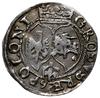 grosz 1597, Lublin; Aw: Popiersie króla bez korony i napis wokoło SIGIS 3 D G /herb Lewart/ REX M ..