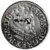 trojak 1619, Ryga; mała głowa króla, końcówka na