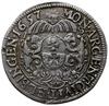 ort 1657, Elbląg; rzadki wariant z literami NH, moneta z popiersiem Karola Gustawa; Kop. 9672 (R4)..