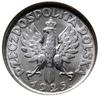 1 złoty 1925, Londyn; popiersie kobiety z kłosami; Parchimowicz 107b; piękna moneta w pudełku firm..
