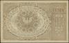 1.000 marek polskich 17.05.1919, znak wodny “orły i litery B-P”, seria ZA, numeracja 205947;  Luco..