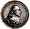 medal z 1780 r. autorstwa F. Holzhaeussera poświęcony Ignacemu Krasickiemu; Aw: Popiersie Krasicki..