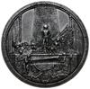 medal z 1750 r. sygnowany MULLER wybity we Francji; Aw: Popiersie księcia Kurlandii i marszałka Fr..