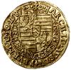 dukat 1587, Praga; Aw: Cesarz stojący w prawo z 