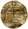 2 excelenty, Sevilla, na awersie lilia i litera S; Cayon 2928, Fr. 129; złoto 6.87 g, gięty