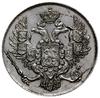 3 ruble 1843, Petersburg; Bitkin 89 (R), Fr. 160; platyna 10.38 g; pięknie zachowane i rzadkie