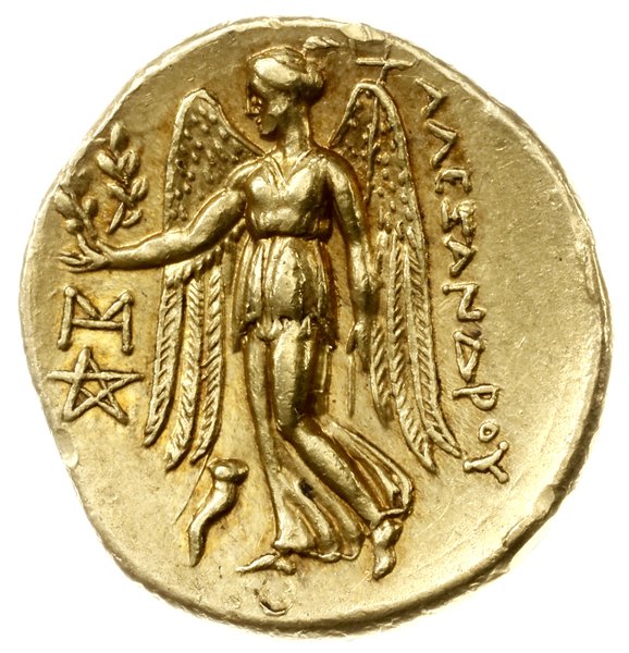 stater ok. 323-317 pne, Abydus (?); Aw: Głowa At