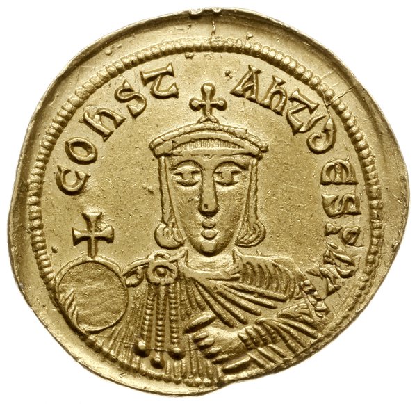 solidus 813-820, Konstantynopol; Aw: Popiersie L